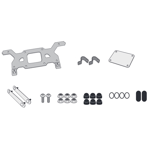 GIVI Specifieke montagekit voor toolbox S250, Motorspecifieke bagage, TL1192KIT
